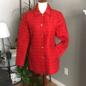 MK Red Quilted Jacket